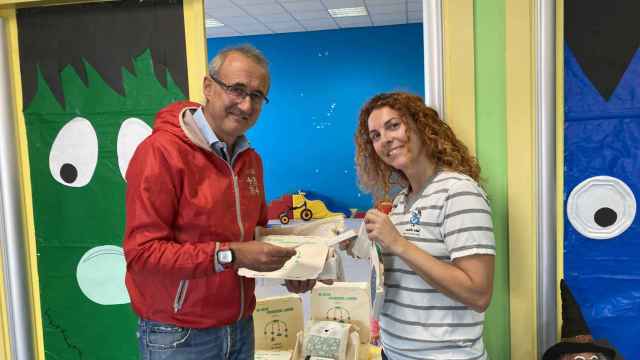 Caja de sorpresas para los bebés del Concello de Nigrán.