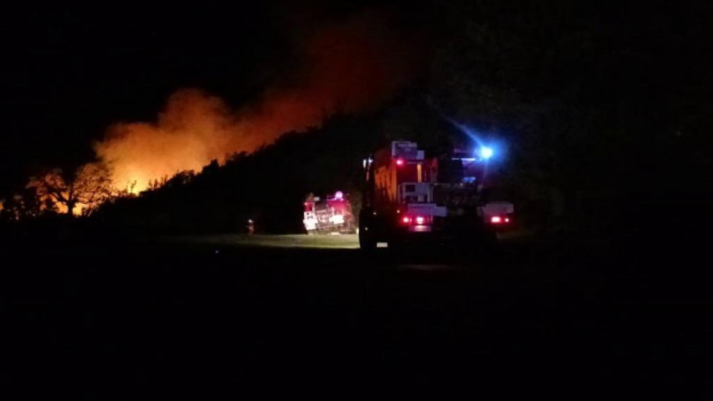 La UME en el incendio del Valle de Mena, en Burgos.