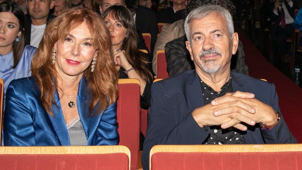 Carlos Sobera y Patricia Santamarina en la gala de Premios Aquí TV.
