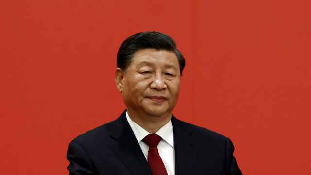 Xi Jinping durante el vigésimo Congreso del Partido Comunista de China