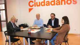 Reunión entre Francisco Igea y el Grupo Municipal Ciudadanos en Valladolid