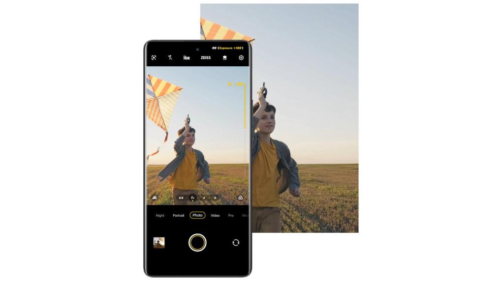 Más controles avanzados en la app de cámara de Vivo