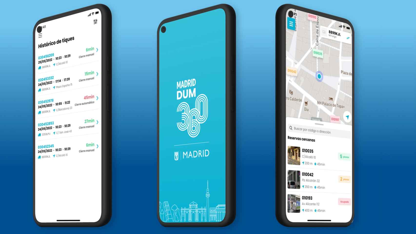 Madrid DUM 360 aplicación móvil