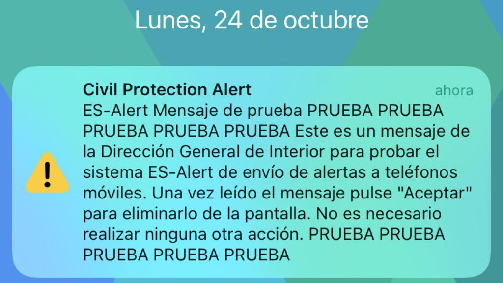 Así es el aviso que manda el Gobierno a tu móvil: un sonido estridente que no podrás ignorar