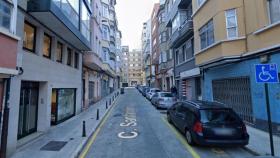 Calle Santander en A Coruña.