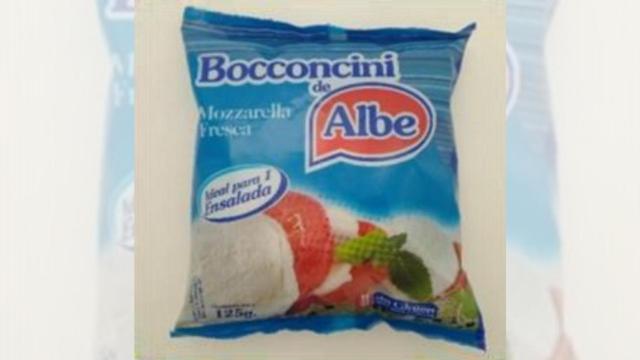 Mozzarella fresca de Bocconcini de Albe con toxina.