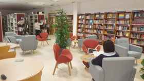 Sala de lectura de la biblioteca de O Porriño (Pontevedra).