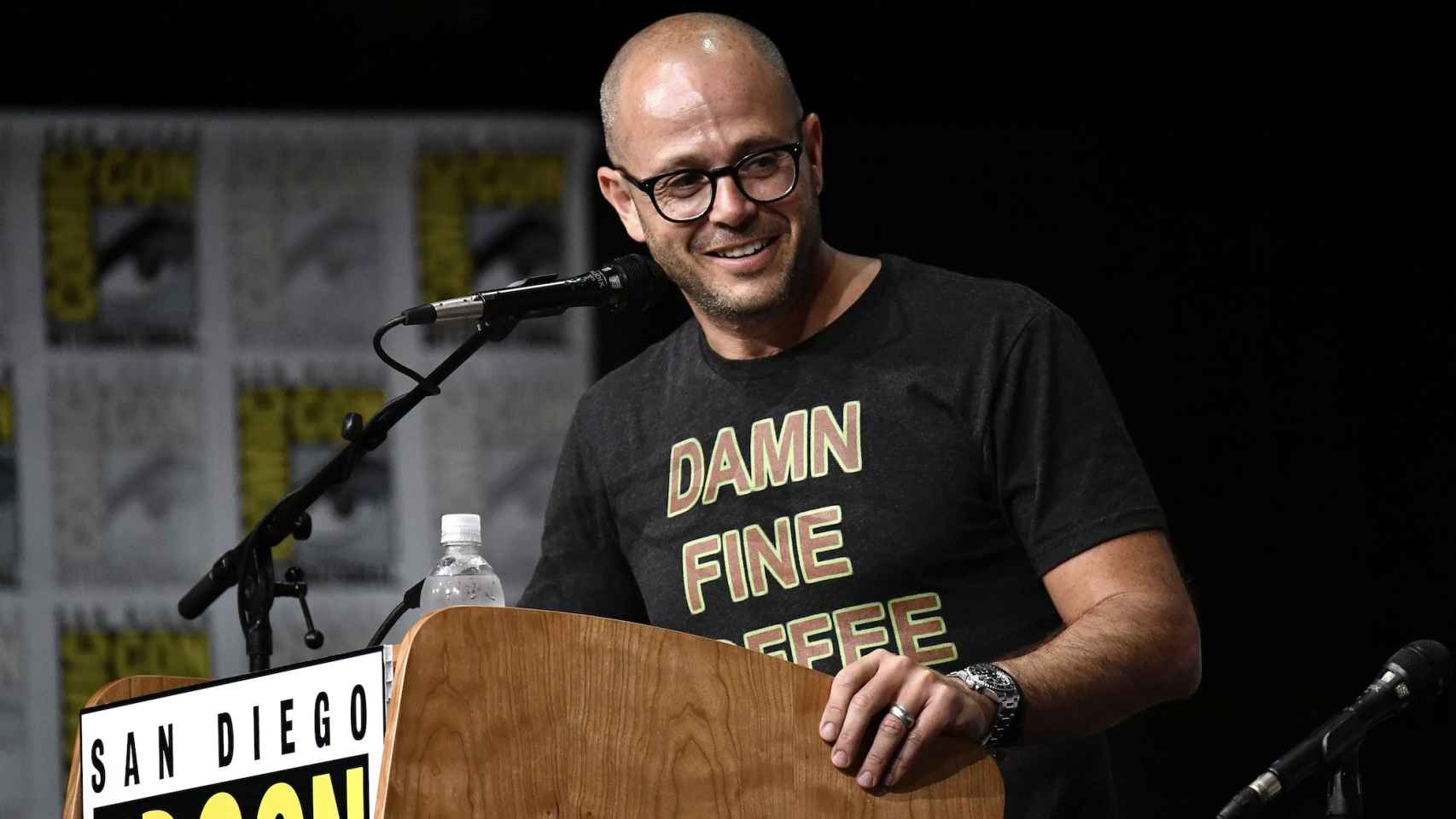 Damon Lindelof en la Comic Con de San Diego en 2017.