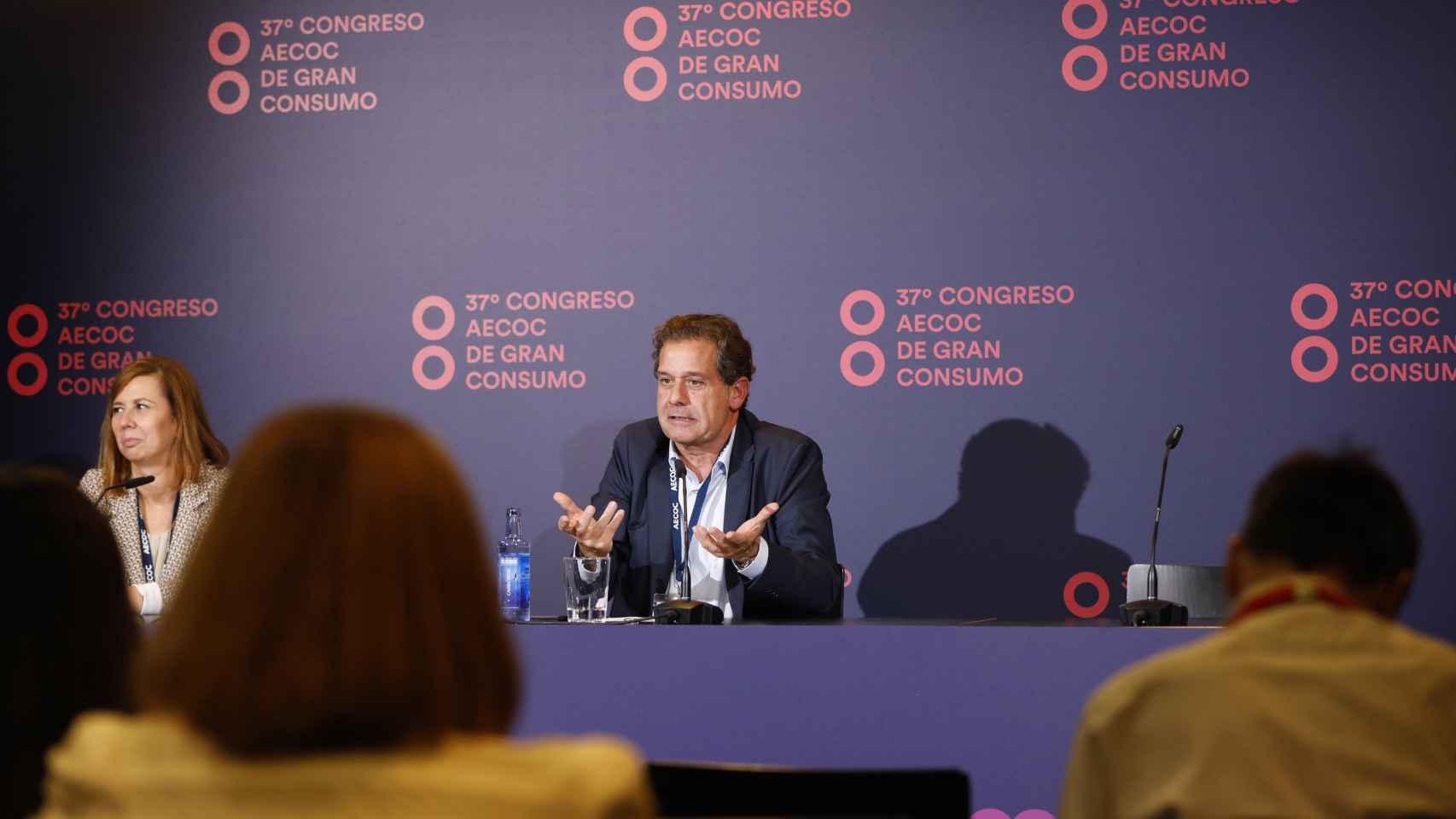 Rivera durante su intervención en el Congreso de Aecoc.