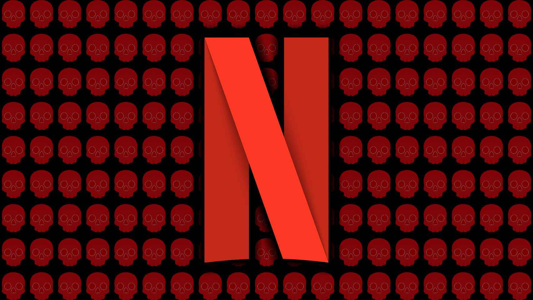 Fotomontaje con el logo de Netflix.