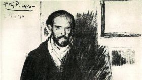 Pío Baroja, retratado por Pablo Picasso
