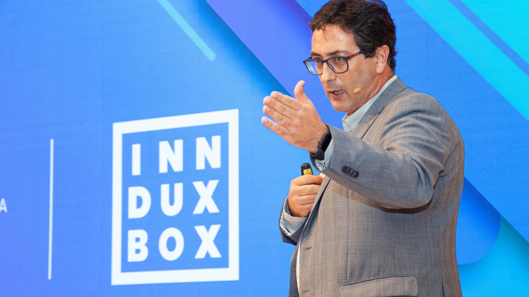 Rafa Navarro, durante la presentación de InnduxBox.