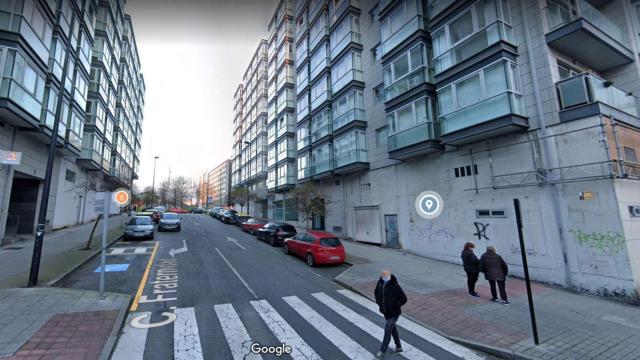 Calle Fraternidad de A Coruña