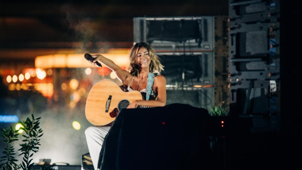 Sofía Ellar en el concierto.