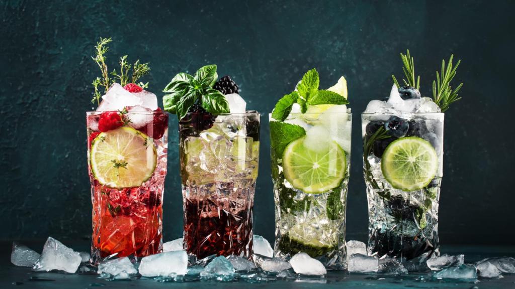 Distintos tipos de mojito.