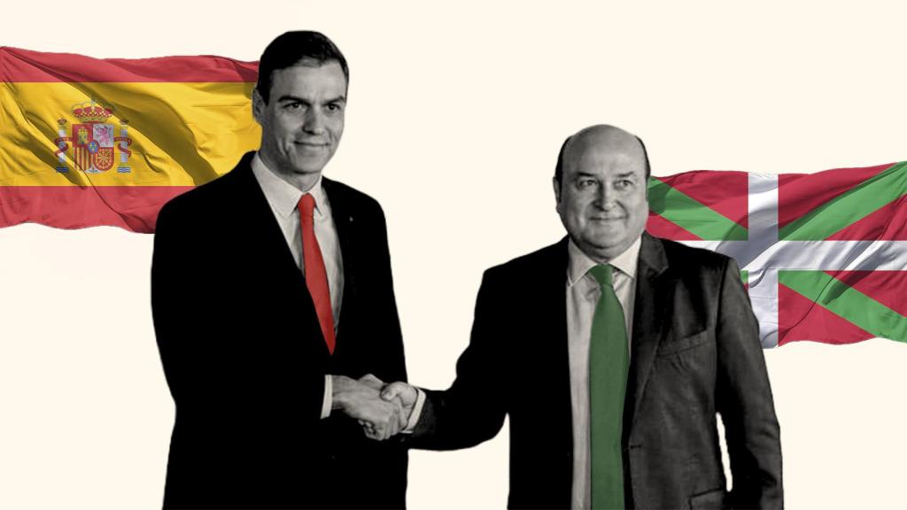 Pedro Sánchez y Andoni Ortuzar