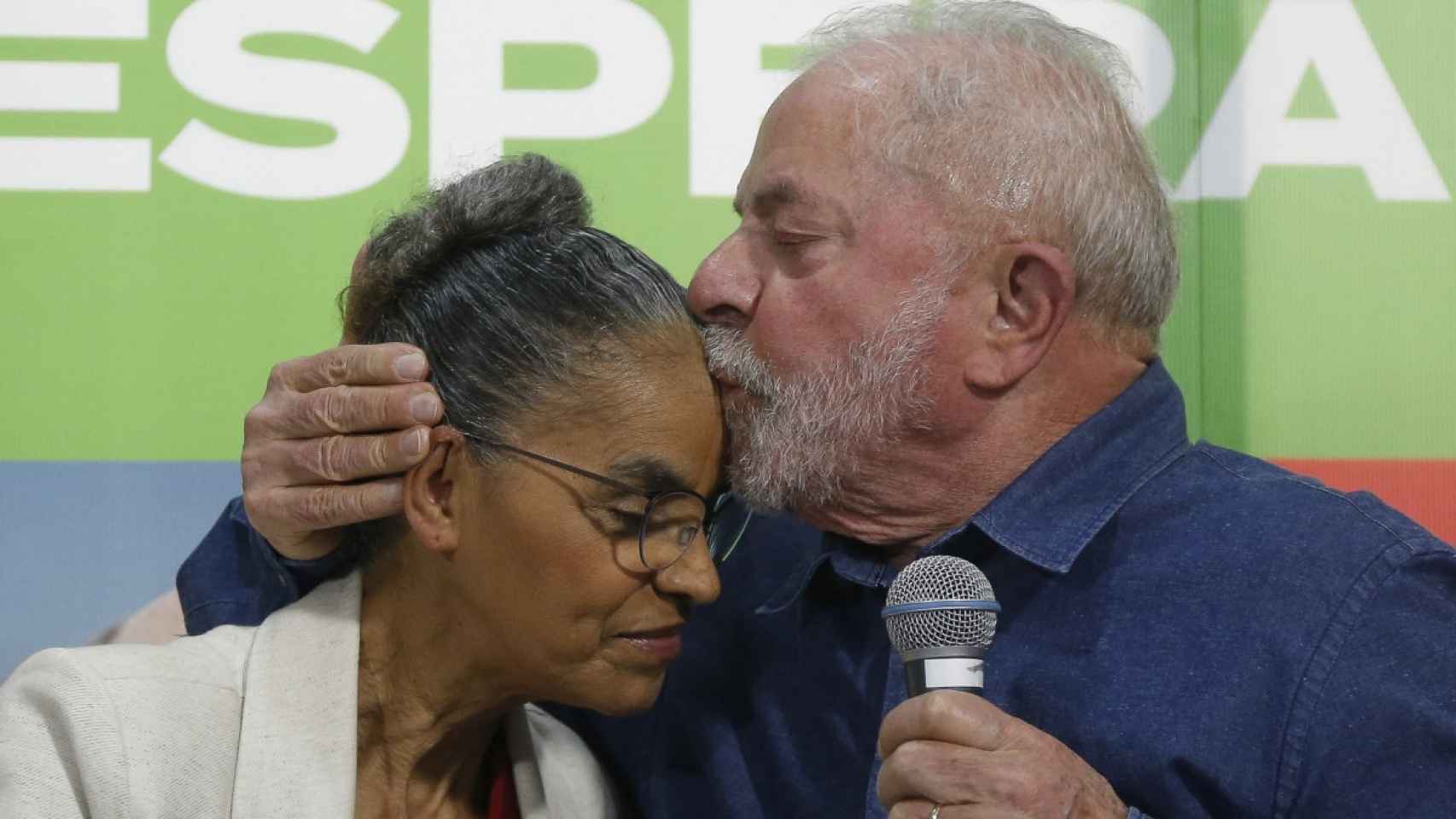 Lula y Marina Silva.