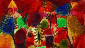 Paul Klee: 'Paisaje incandescente' (detalle), 1919. Colección particular, Suiza