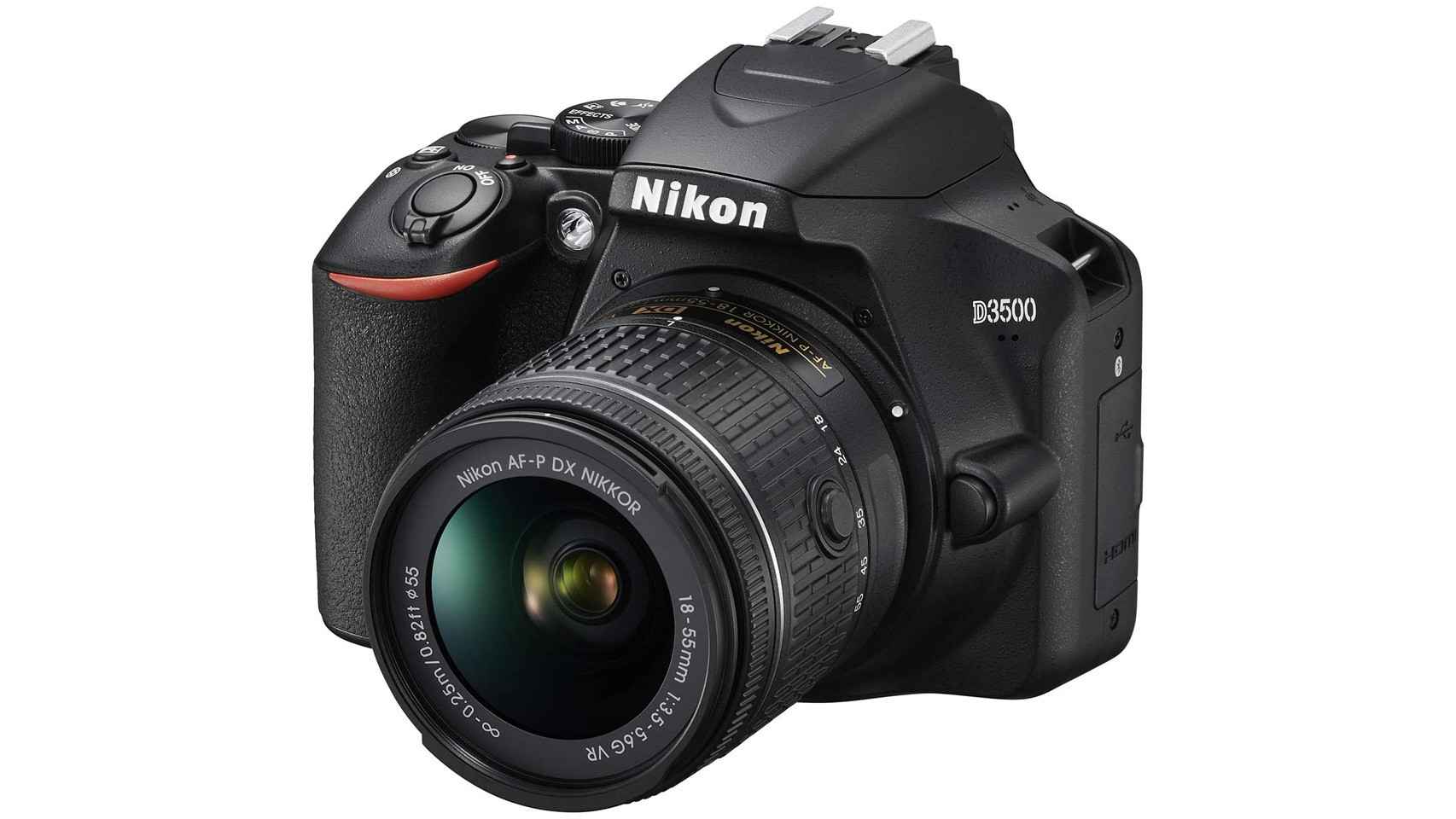 Nikon D3500, una réflex de la firma. No es el modelo que se encuentra en los radares suecos.