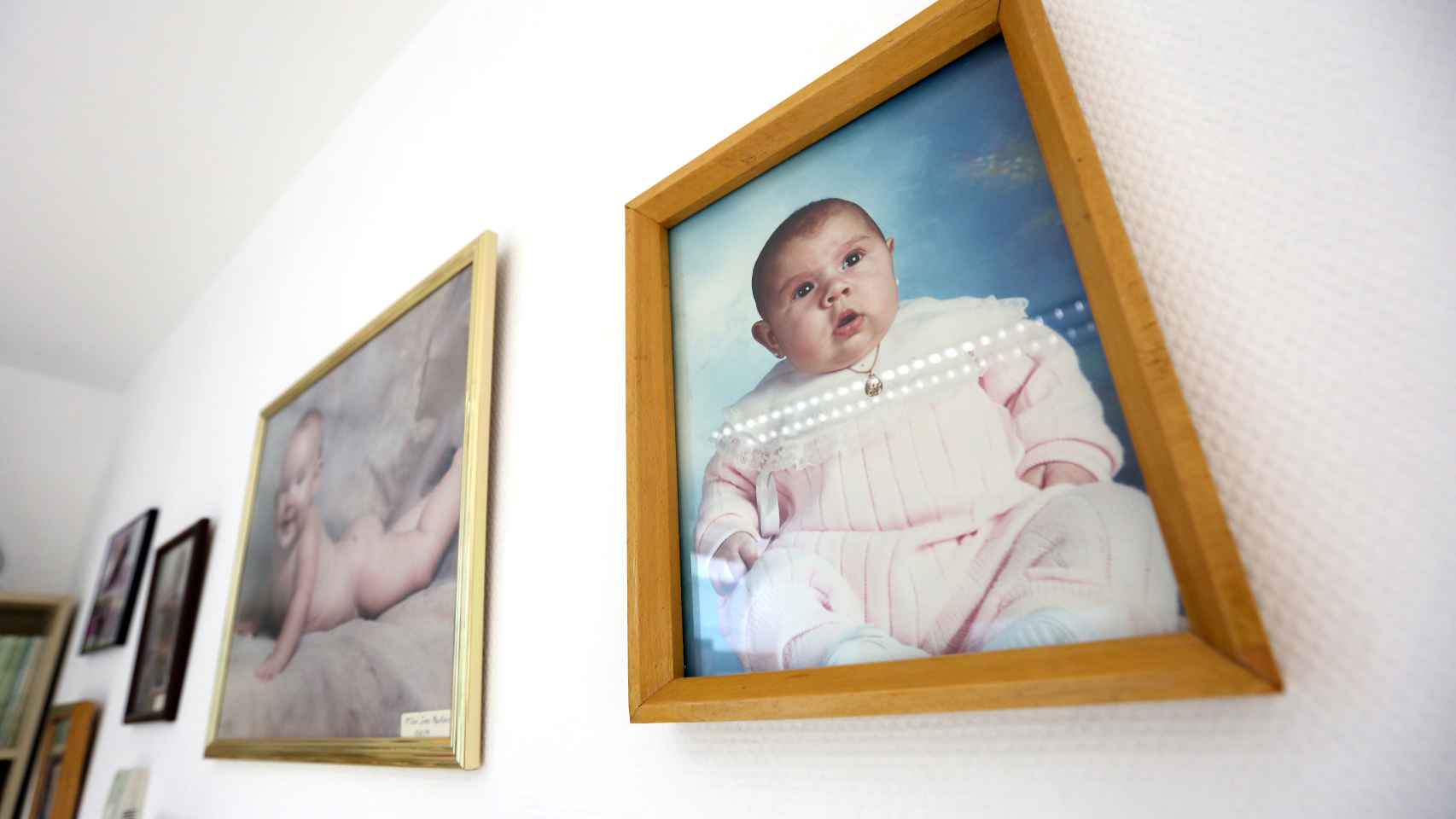 La foto de Laura, la primera niña que nació gracias a la intervención de la Unidad de Sexualidad y Reproducción Asistida.