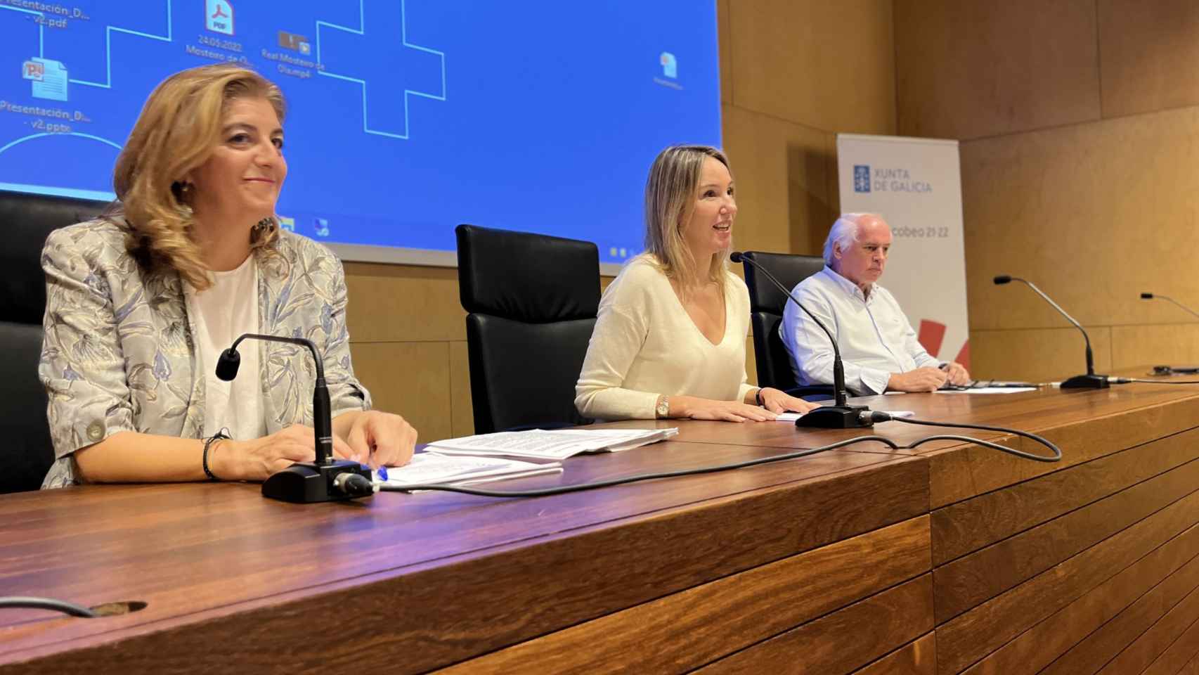 Marta Fernández-Tapias presenta los cursos financiados por la Xunta en Vigo.