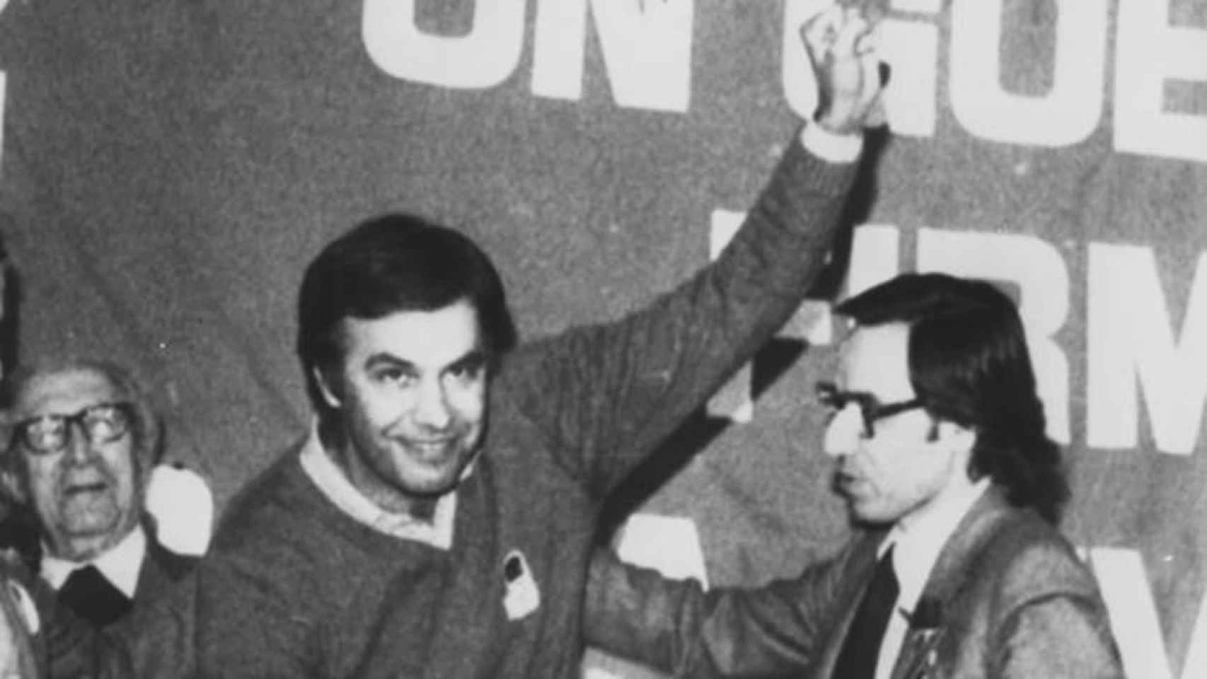 Felipe González y Alfonso Guerra, un día de 1979.