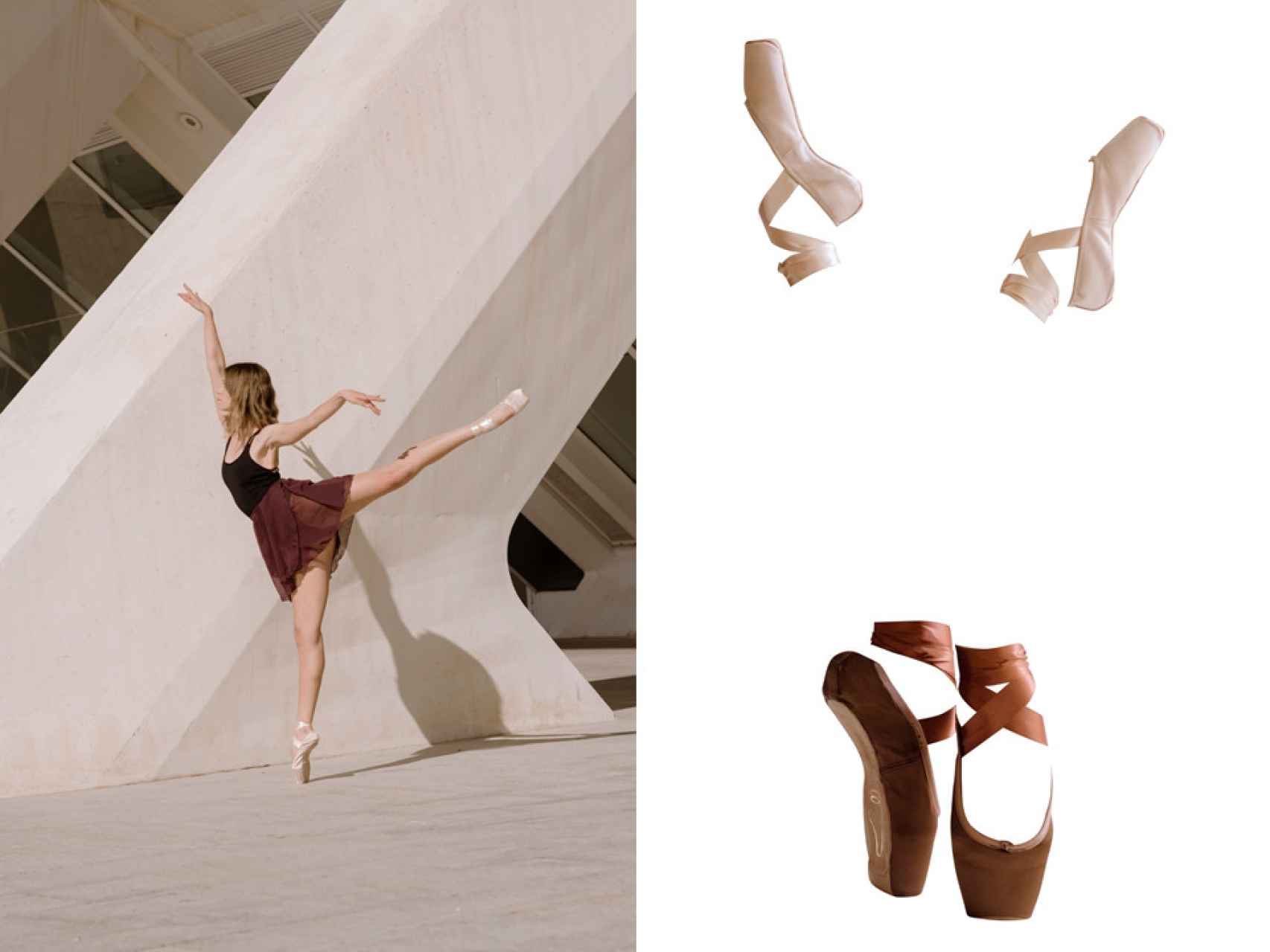 calzado de danza fabricado en España con materiales de máxima calidad.