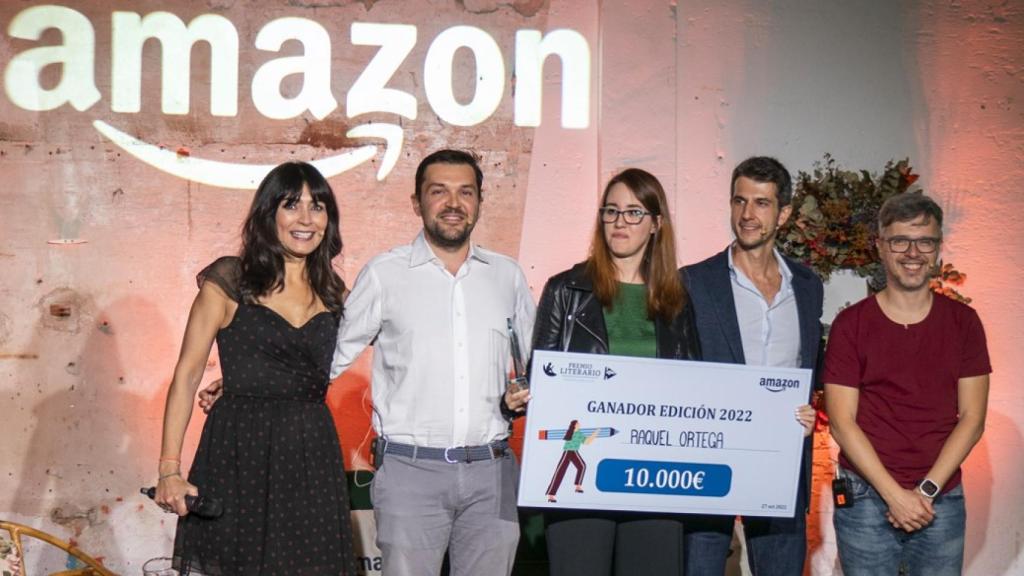 Raquel Ortega en la ceremonia de entrega del Premio Literario Amazon Storyteller