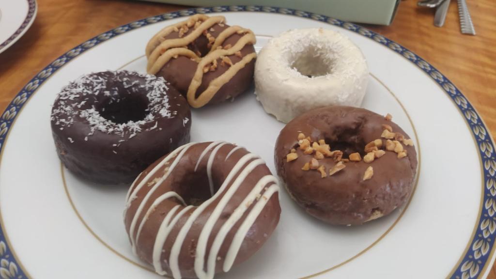 Los donuts de Nicolina, uno de los productos con mayor éxito de la pastelería.