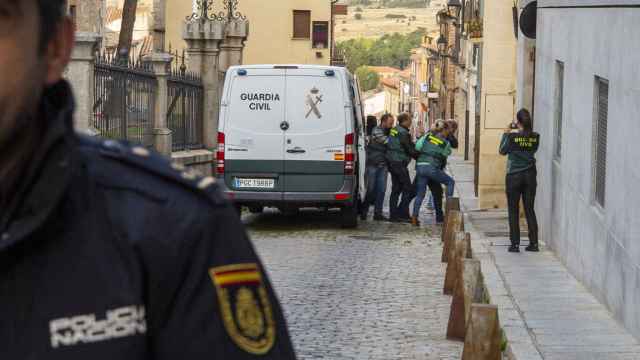 El asesino confeso de Juana Canal, J. P. H. llega a los juzgados de Ávila para prestar declaración