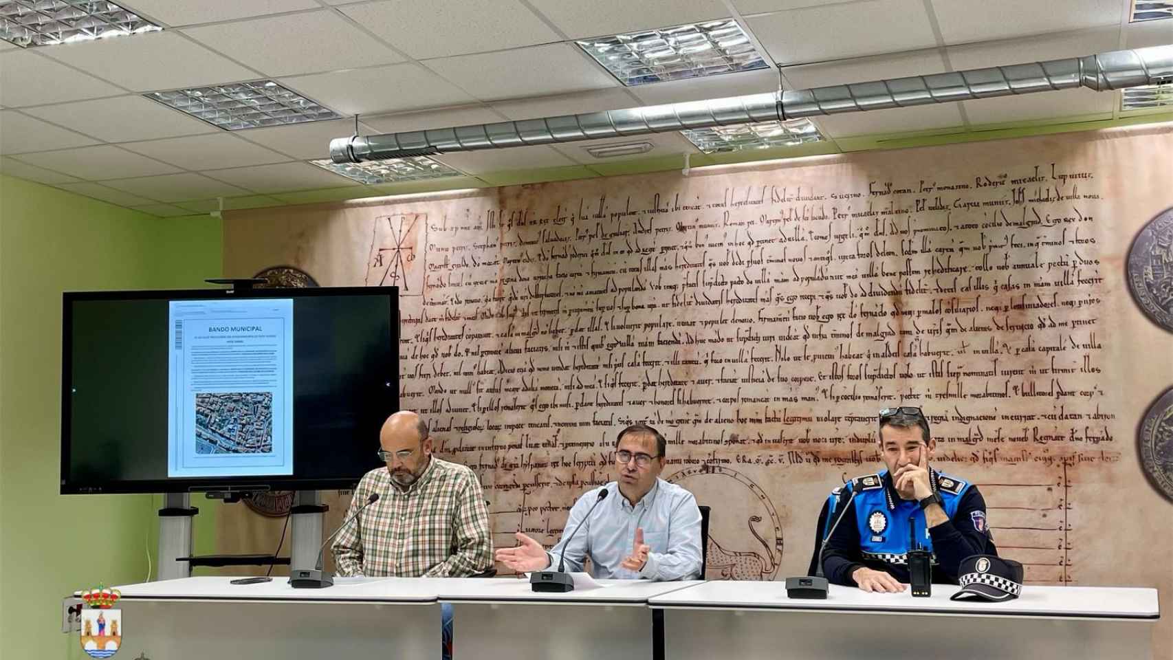 Fernando Marcos se reúne con CEOE Benavente y la Policía Local