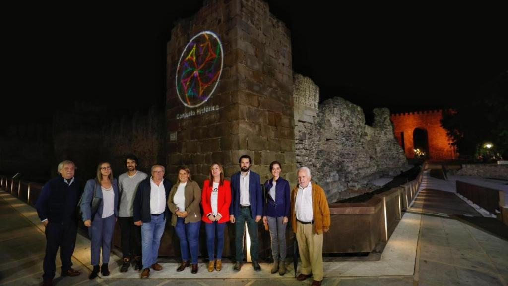 Inauguración de la nueva iluminación en Talavera de la Reina.