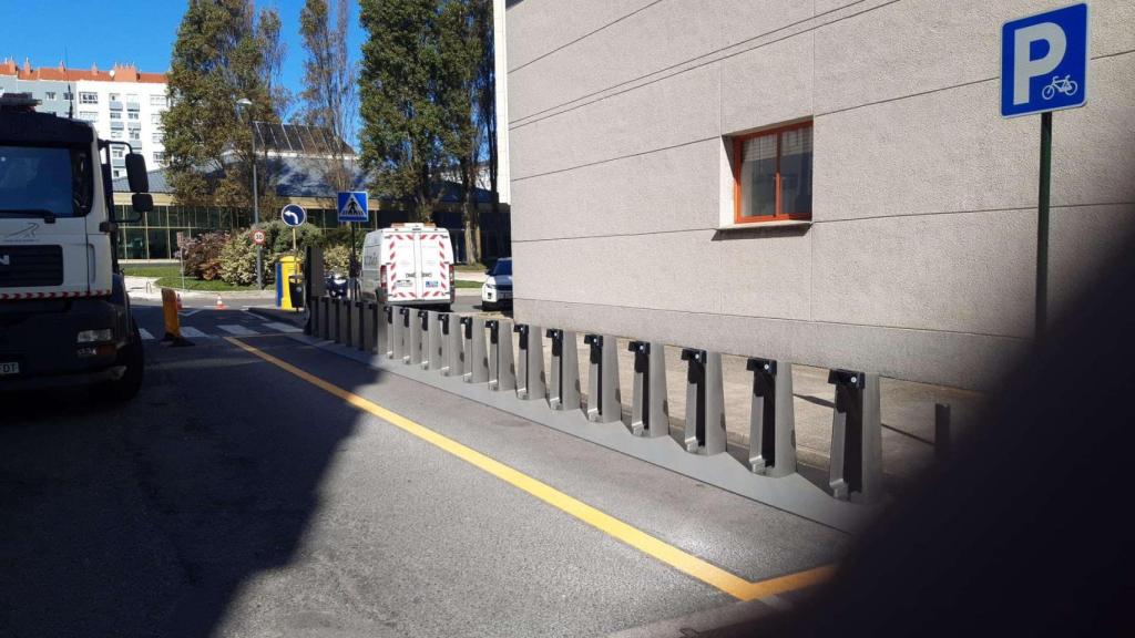 La nueva estación de BiciCoruña del barrio de Adormideras