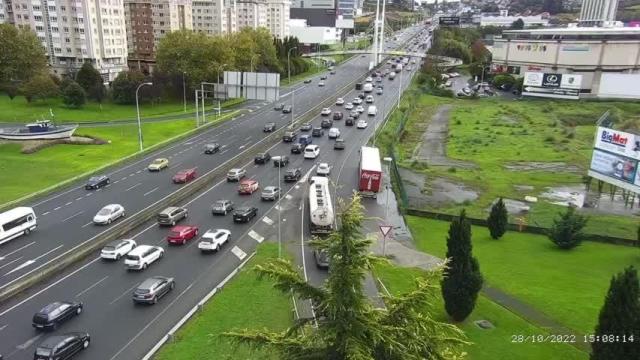 Retenciones en en Alfonso Molina durante este viernes.