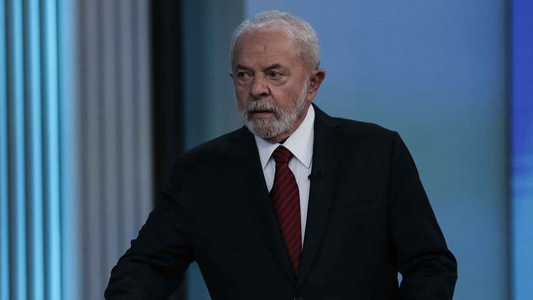 Lula da Silva durante el debate.