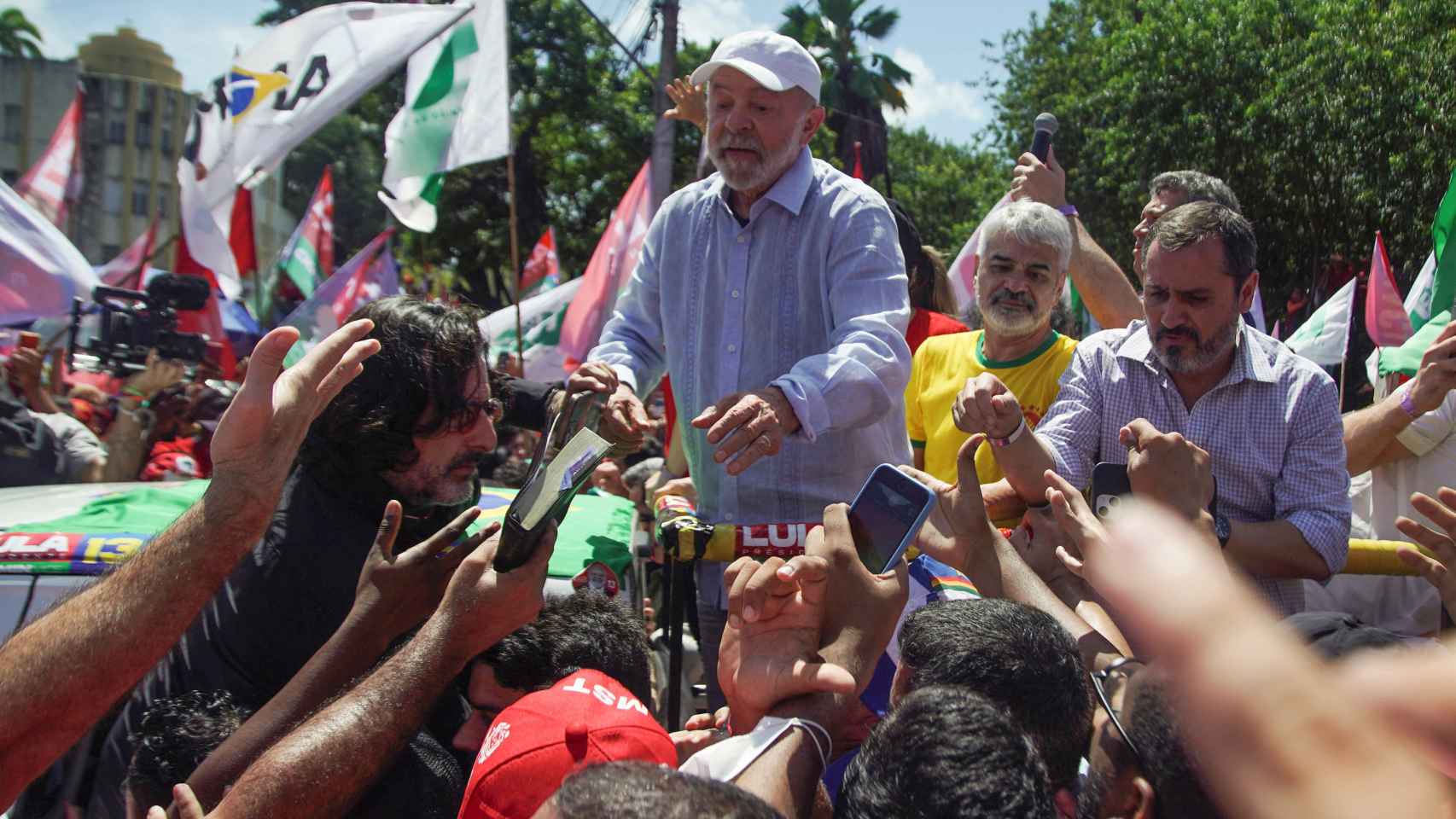 Lula da Silva en campaña.