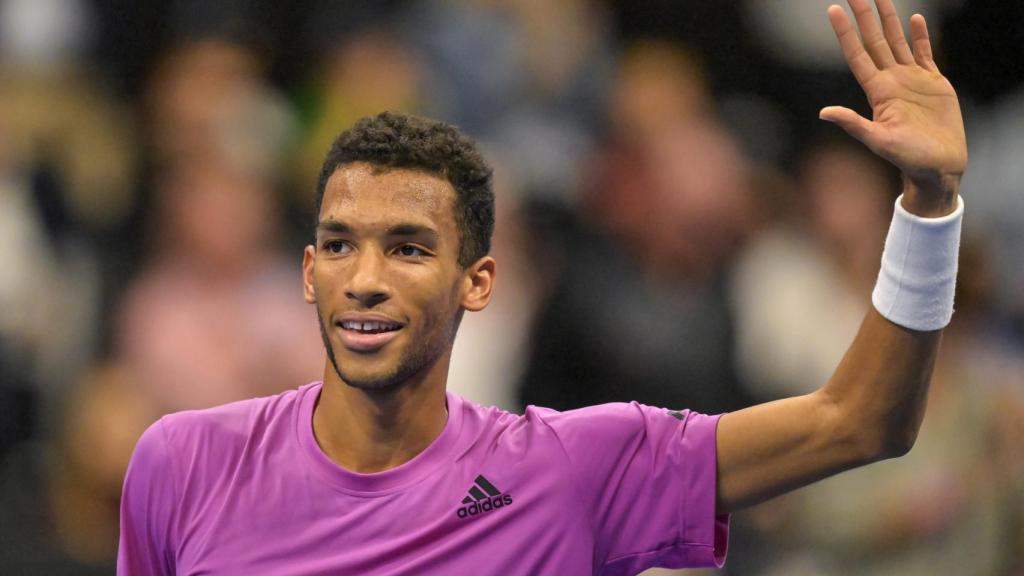 Felix Auger-Aliassime, tras ganar a Carlos Alcaraz