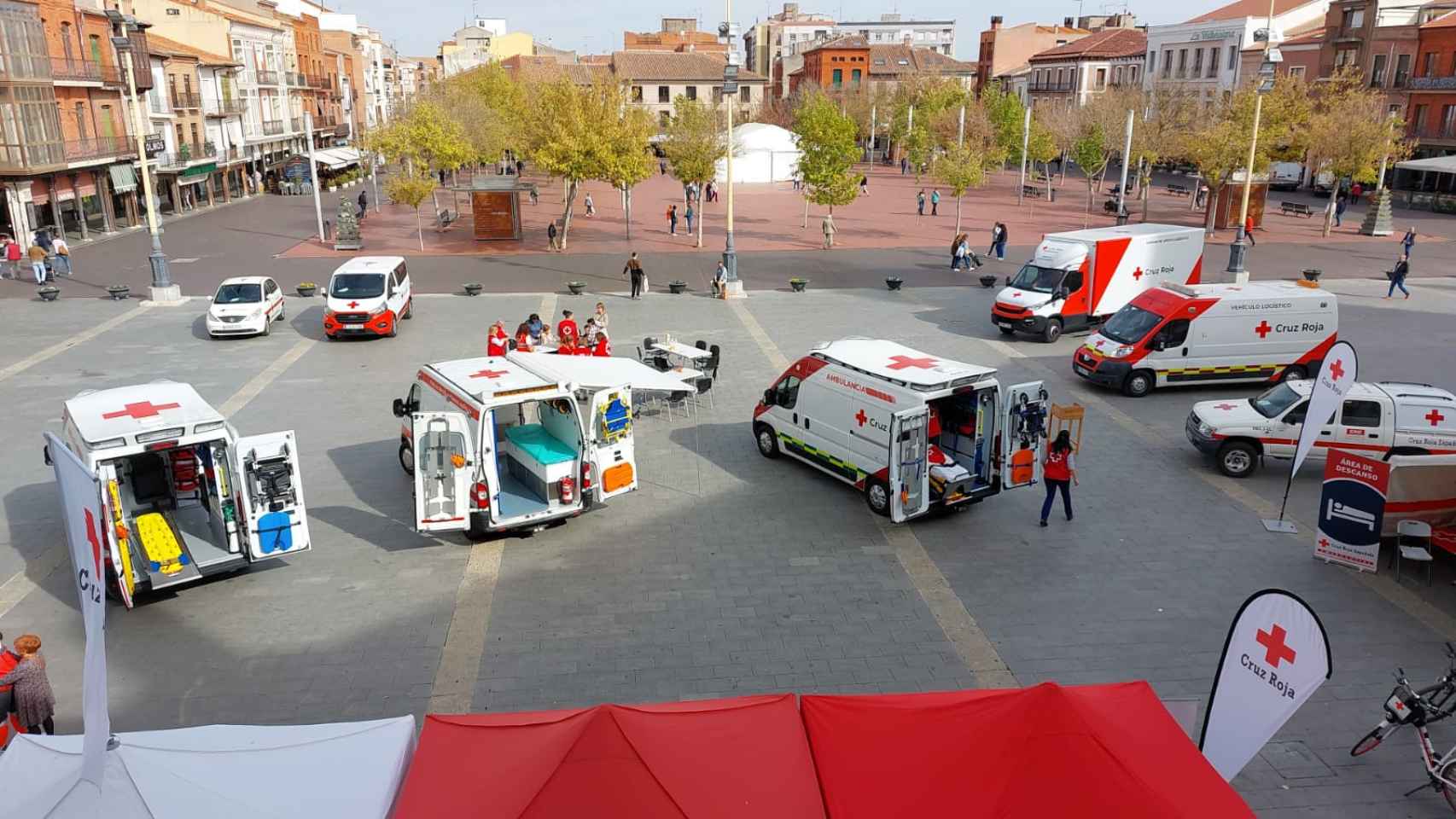 Cruz Roja muestra sus equipos de emergencia en Medina del Campo