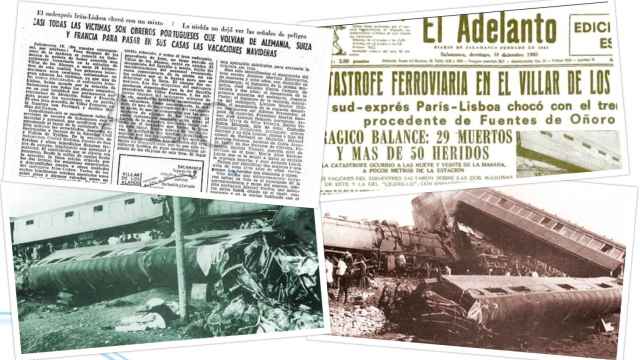 El fatídico accidente de Villar de los Álamos en imágenes y en portada de periódicos