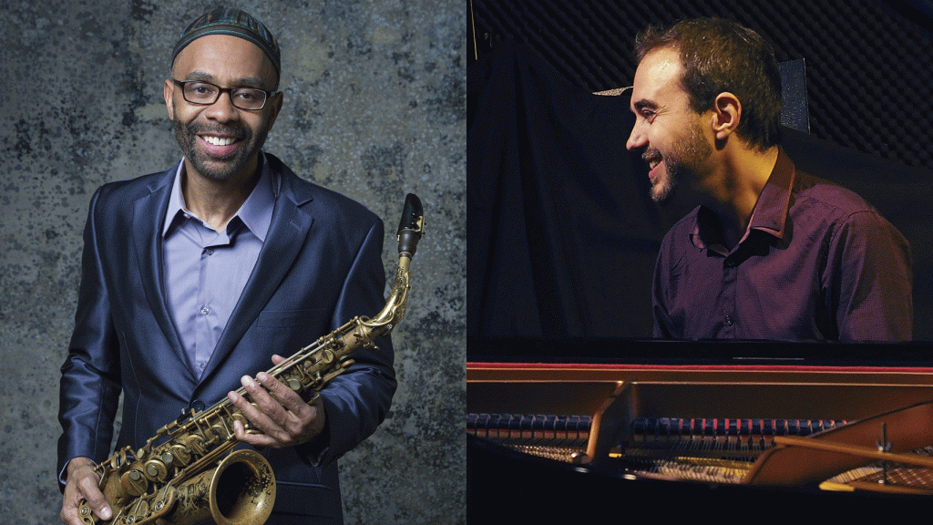 Kenny Garrett (Foto: Jimmy Katz) y Moisés P. Sánchez (Ernesto Cortijo)