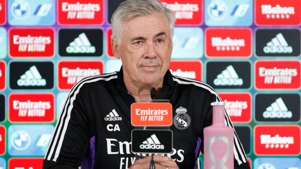 Carlo Ancelotti, en rueda de prensa