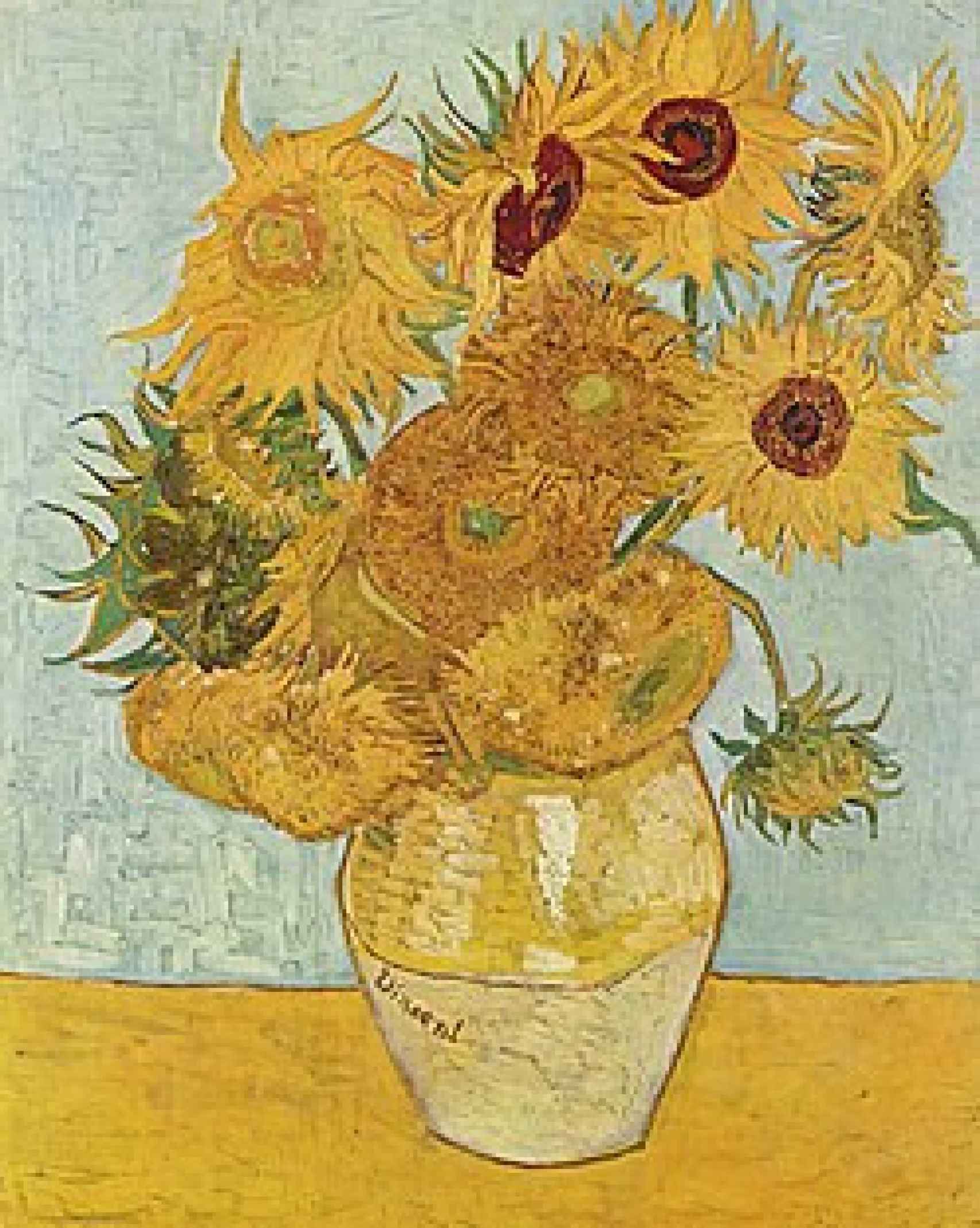 Los Girasoles de Van Gogh.