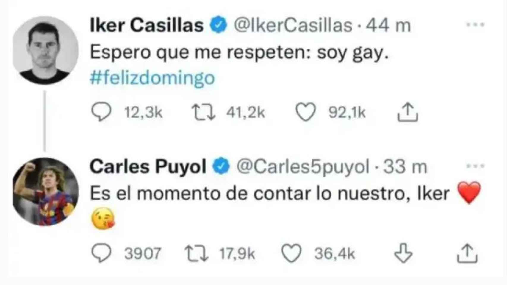 El polémico mensaje de Iker Casillas en Twitter.
