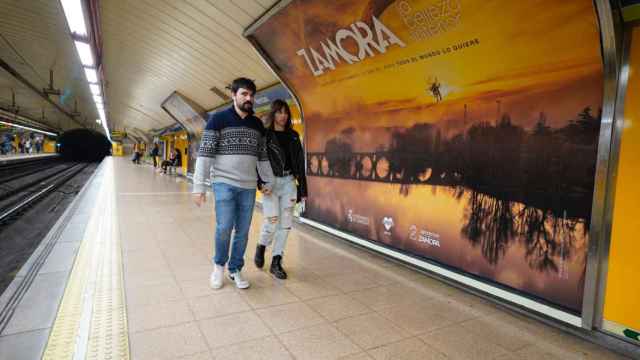 Zamora Enamora en el metro de Madrid