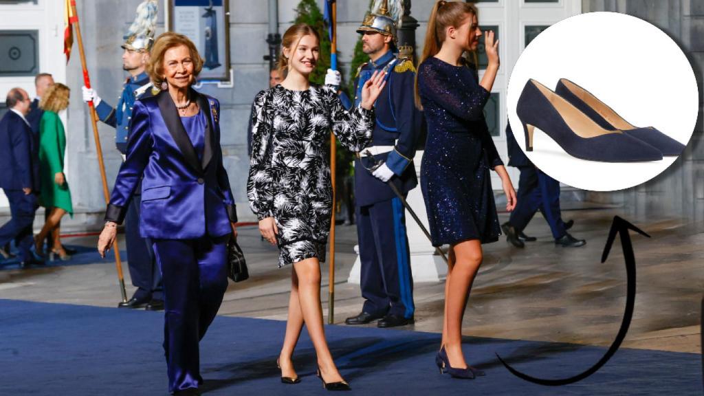 La infanta Sofía en los Premios Princesa de Asturias con los tacones Paco Gil.