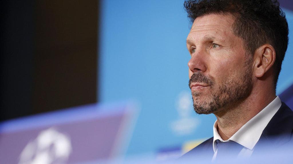 El 'Cholo' Simeone, en rueda de prensa de la Champions League 2022/2023