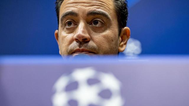 Xavi Hernández, en rueda de prensa de la Champions League 2022/2023