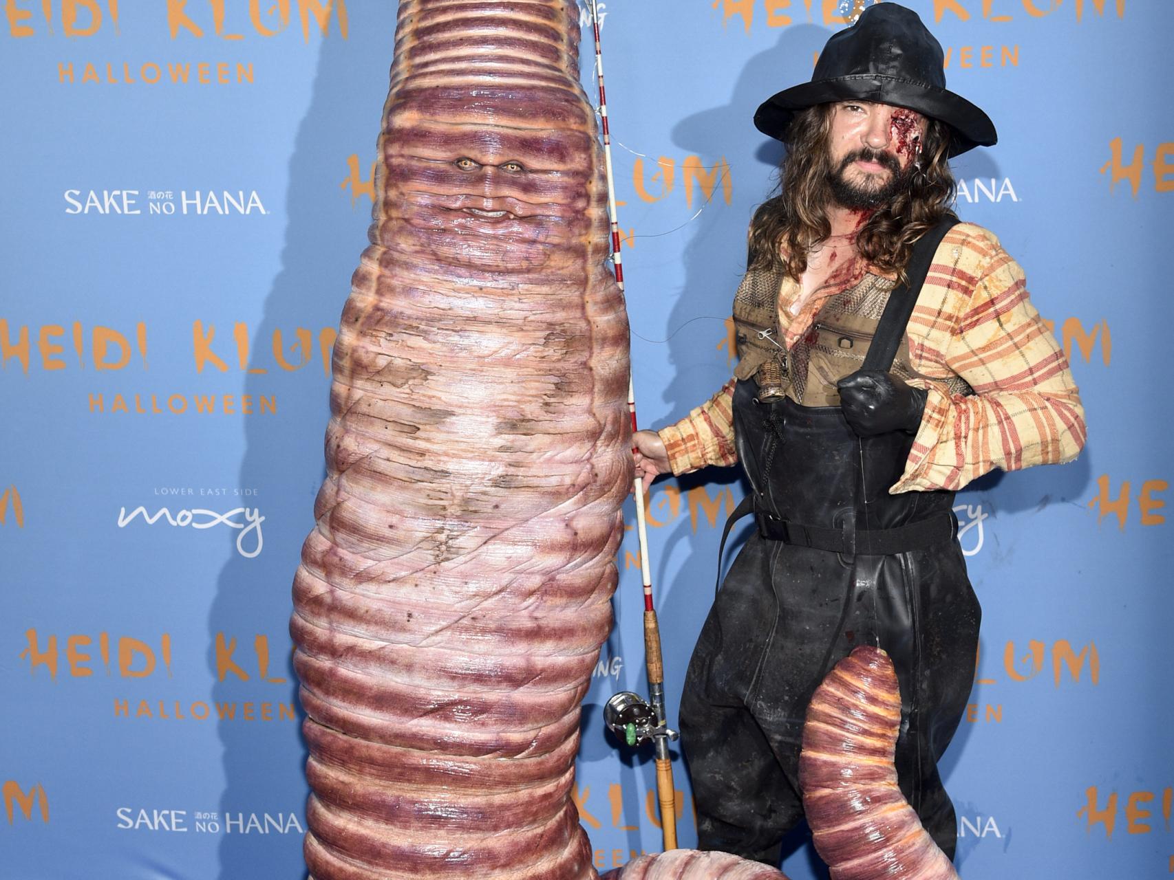 Heidi Klum vuelve a coronarse como reina de Halloween: irreconocible con un  disfraz de gusano