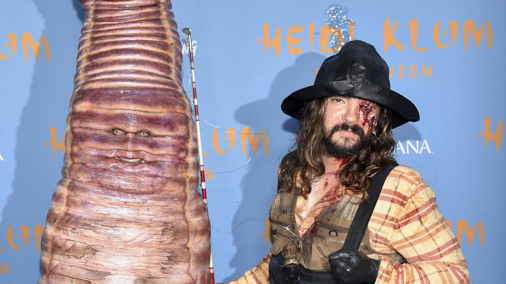 Heidi Klum y su marido, Tom Kaulitz, disfrazados con motivo de Halloween.