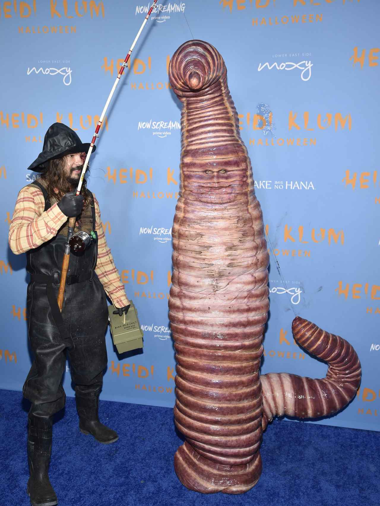Heidi Klum y Tom Kaulitz se han disfrazado de gusano y pescador.